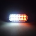 Universal Super Thin 12-led Amber White Car Truck Warning Caution Emergency Construction Flashing Strobe Light Bar
