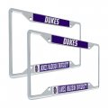 James Madison University Metal License Plate Frame For Front Or Back Of Car Officially Licensed Mascot 2-pack 