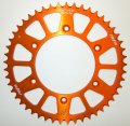 Sunstar 5-354752or Orange Anodized Aluminum 520-52t Works Triplestar Sprocket 