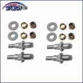 Tom 2pcs New Front Door Hinge Pin Bushing Kit For 1999-2006 Gmc Chevy Sierra Yukon Avalanche Silverado 19299324 38453