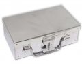 Bin Buddy Steel Storage Box For Padlock 7 X 4 2 Compact Design Great Storing Jewelry Heirlooms Passports Cash Small Valuables 