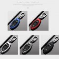 Jannechou Premium Aluminum Alloy Key Fob Cover Case For Mclaren 675lt 625c 600lt 570gt 720s With Chain Red