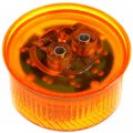 Ocpty 9led Side Marker Light 6pcs 2a Amber Round Trailer Lamp Stop Turn Tail W Rubber Mounting Grommet And Pigtails Fit For