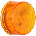 Ocpty 9led Side Marker Light 6pcs 2a Amber Round Trailer Lamp Stop Turn Tail W Rubber Mounting Grommet And Pigtails Fit For