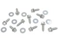 1963 1967 Corvette Dash To Firewall Mount Bolts Set Of 10 Silver Model 342024 