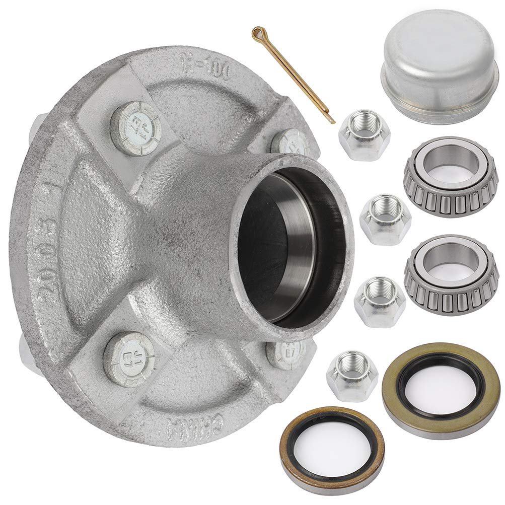 Wheel Hub L44643 For 2000 Lbs Axles With Integrated Drum Adjustable Assembly Atvs