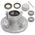 Wheel Hub L44643 For 2000 Lbs Axles With Integrated Drum Adjustable Assembly Atvs