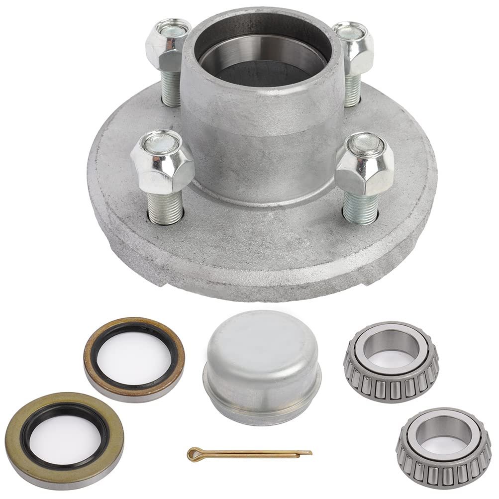 Wheel Hub L44643 For 2000 Lbs Axles With Integrated Drum Adjustable Assembly Atvs