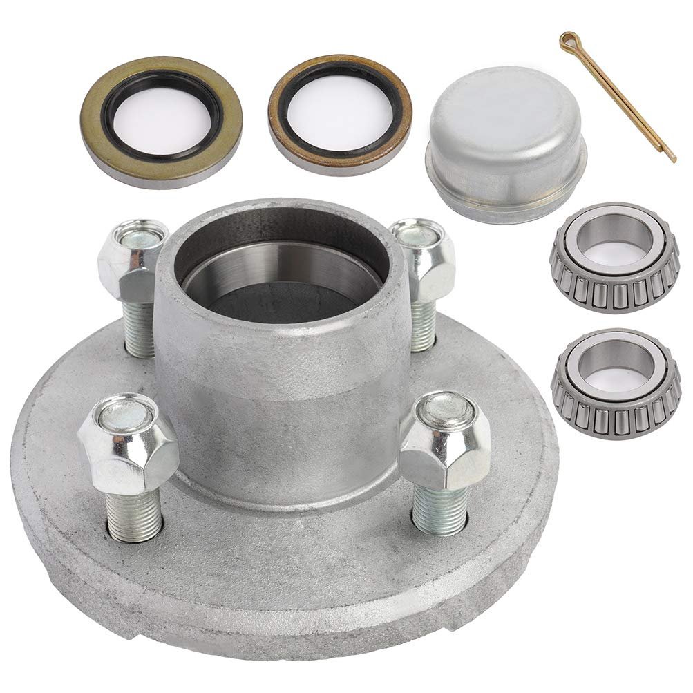 Wheel Hub L44643 For 2000 Lbs Axles With Integrated Drum Adjustable Assembly Atvs