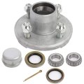 Wheel Hub L44643 For 2000 Lbs Axles With Integrated Drum Adjustable Assembly Atvs