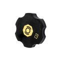 Brake Master Cylinder Reservoir Cap For Chevy Silverado 1500 2005 2019 Black Plastic Flat Round Screw On Part Number