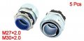 Uxcell Corrugated Pipe Fittings Hose Connector 5 Piece