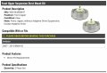 Front Upper Suspension Strut Mount Kit 2 Piece Set Compatible With 2007-2013 Bmw X5 Excludes Models Adaptive Drive
