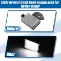 X Autohaux 1 Set Car Led Under Hood Light Lamp Harness Assembly For Dodge Ram 1500 2500 3500 4500 5500 Pickup Charger Chrysler