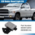 X Autohaux 1 Set Car Led Under Hood Light Lamp Harness Assembly For Dodge Ram 1500 2500 3500 4500 5500 Pickup Charger Chrysler