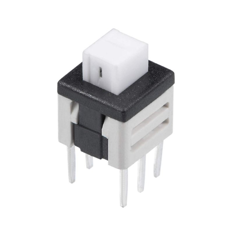 5 8x5 8x7mm Pcb Dip Mounting Tact Tactile Push Button Switch Latching 6 Pin 12pcs