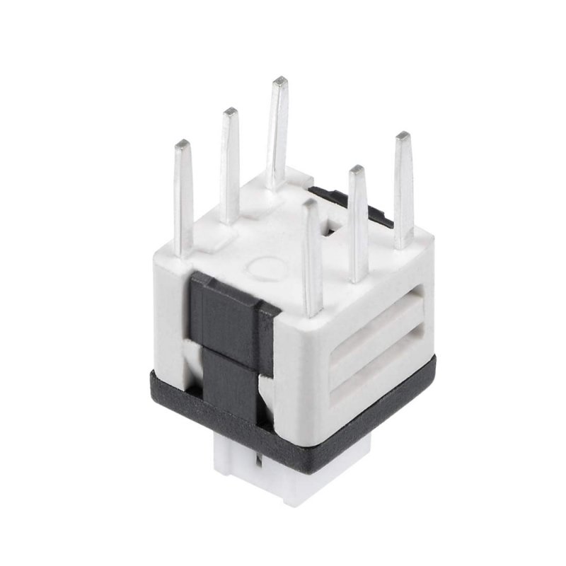 5 8x5 8x7mm Pcb Dip Mounting Tact Tactile Push Button Switch Latching 6 Pin 12pcs