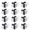 5 8x5 8x7mm Pcb Dip Mounting Tact Tactile Push Button Switch Latching 6 Pin 12pcs 