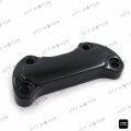 Httmt Mt446-002- Black Scalloped Handlebar Riser Clamp For H-d Sportster 883 Dyna Super Glide