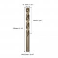 Uxcell 10 3mm Drilling Dia Straight Shank High Speed Steel Cobalt Metric Twist Drill Bit Rotary Tool 2pcs