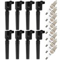 Ocpty 8 Ignition Coils With Iridium Spark Plugs Fits 2w4z12029bd Dg509 Dg515 Ford Lincoln Jaguar Thun For Derbird Ls S-type 3