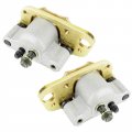Caltric Front Left And Right Brake Caliper With Pads Compatible Polaris