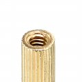 Uxcell 50pcs M2 5 3mm Male Thread Brass Round Standoff Spacer Screw Pcb Pillar