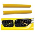 Originaleuro Yellow Front Grille V Bar Brace Decoration Cover Trims Stripe Compatible For Bmw F10 F11 X1x2 