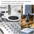 Uxcell 4pcs Metric Thread Taps M2 5 X 0 45 H2 High Speed Steel Straight Flutes Machine Screw Threading Tapping Repair Tools