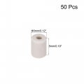 Uxcell 50pcs 1mm Dia Ceramic Tube Insulated Electronic Wire Bundle Heat Insulation Protection Single Bore