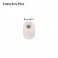 Uxcell 50pcs 1mm Dia Ceramic Tube Insulated Electronic Wire Bundle Heat Insulation Protection Single Bore