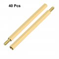 Uxcell 40pcs M3 60 6mm Female Male Thread Brass Hex Standoff Spacer Screws Pcb Pillar