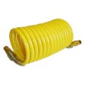 Interstate Pneumatics Hr1400 1 Inch 100 Ft Long W 1 4 Npt Swivel Fittings Recoil Yellow Nylon Hose 