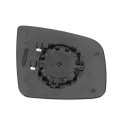Car Rearview Left Driver Side Mirror Glass Replacement W Backing Plate Aspherical Heated White For Mercedes Viano 2010-2020