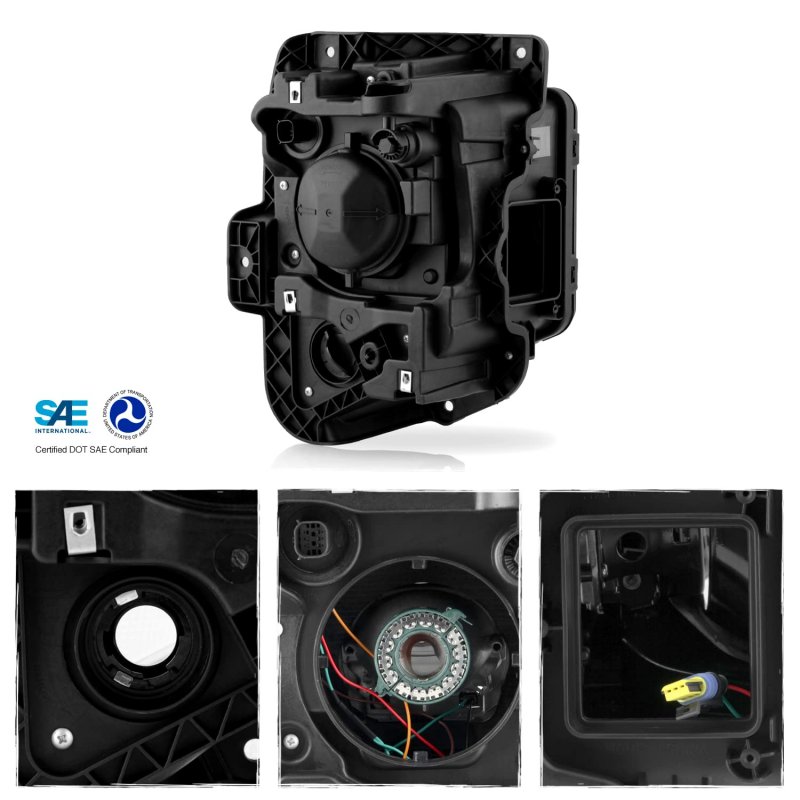 Akkon Fits 2019-2022 Chevrolet Blazer Oe Hid Model Projector Headlights Housing Left Driver Side