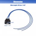 X Autohaux Map Tps Electrical Pigtail Harness Connector Plug 5013998aa For Chevrolet Dodge Ram Jeep Toyota 3 Blade Female