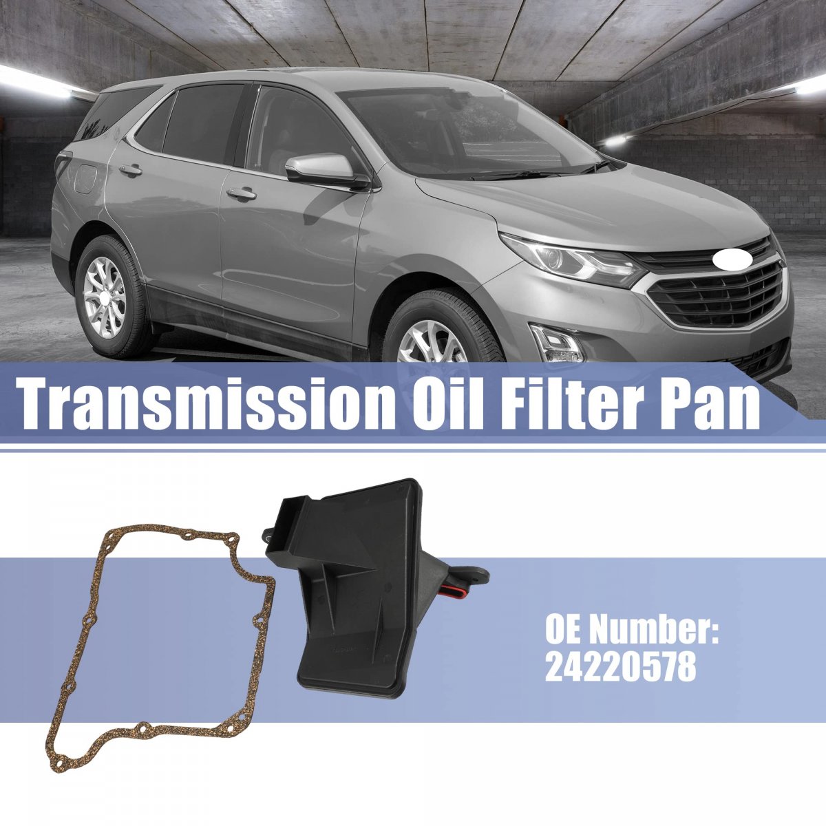 1 Set 24220578 Transmission Filter Oil Pan Gasket For Chevrolet Equinox Ls Lt 3 4l V6 Gas 2005-2007