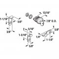 Prime-line S 4648 Mailbox Lock Replacement Multipurpose For Several Brands A Ilco 1003m Keyway Opens Clockwise With 90a