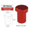 6 Pack Bench Dogs Aluminum Alloy Brake Inserts For 3 4 Dog Holes A Woodworking Shop Essential 4inch 19mm Red