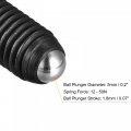 Uxcell Ball Point Set Screws 5pcs M8 X 12mm High Carbon Steel Metric Spring Hex Socket Grub Screw