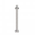 Uxcell M10 X 130mm Hex Head Screws Bolts Nuts Flat Lock Washers Kits 304 Stainless Steel Fully Thread Hexagon 4 Sets