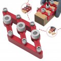 Self Centering Doweling Jig Positioner Hole Opener Drill Guide Woodworking Straight Tool Locator 90 Degree Utensil Woodworker