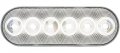 Optronics 4 Pack 6 Oval Clear Led Back Up Light 2 Pin Connection Bul12cb