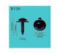 Autobahn88 Screw Washer Clip 5x20 Compatible With Honda Oem 90114-sz3-000 Pack Of 10