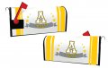 Appalachian State Mountaineers Magnetic Mailbox Cover Officially Licensed Collegiate Product 