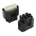 Zreneyfex 6 Pack 4 Pin Car Ignition Coil Waterproof Connector Plug Robust Socket Wiring Harness Pigtail Replacement For