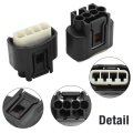 Zreneyfex 6 Pack 4 Pin Car Ignition Coil Waterproof Connector Plug Robust Socket Wiring Harness Pigtail Replacement For
