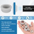 3pcs Rubber Grommets 32 6mm Drill Hole 26 5mm Id Top Hat Grommet Silicone Plug Gasket Wires Protection For Wiring Automotive