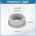 3pcs Rubber Grommets 32 6mm Drill Hole 26 5mm Id Top Hat Grommet Silicone Plug Gasket Wires Protection For Wiring Automotive
