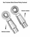 3 8 X 8-24 Heim Joints Rod End Kit Economy With Tube Adapters And Jam Nuts Panhard Bar 058 Bungs Joint Lh Rh 2 Set